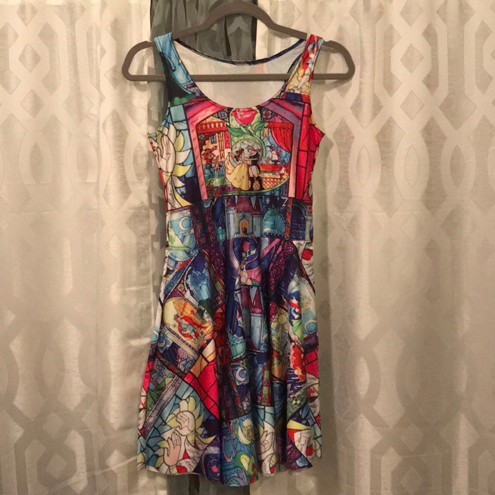 Skater mini dress